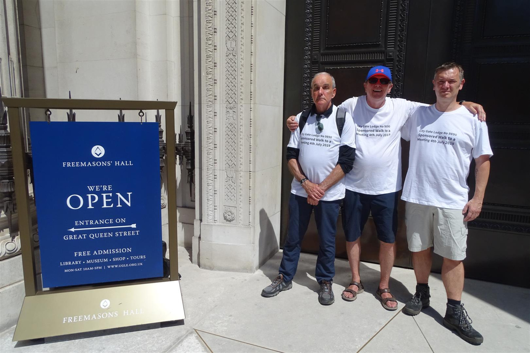 A Long Walk to Open the Lodge in Support of the Lift for Life Appeal