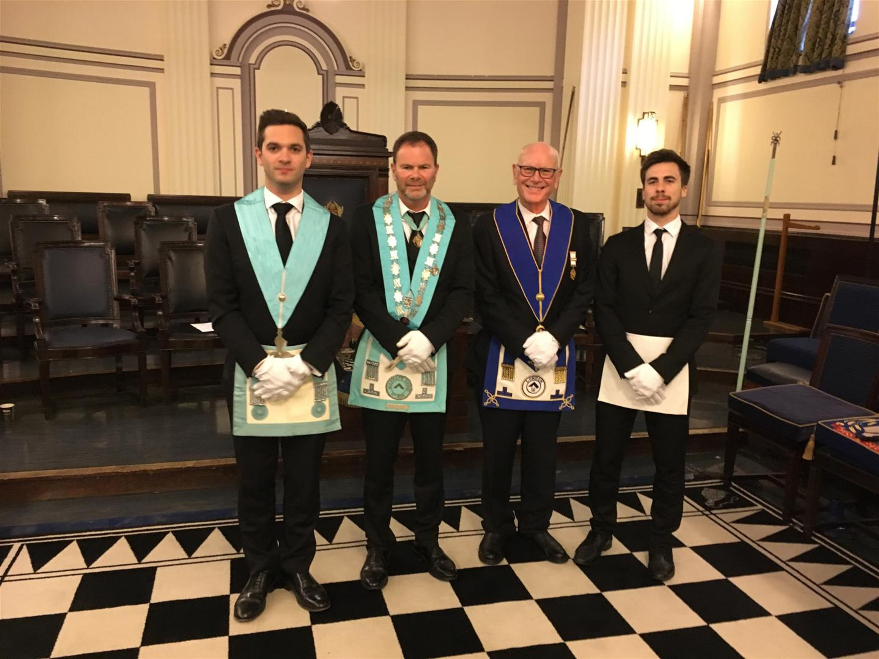 Three Generations celebrate Mandate Lodge Initiation