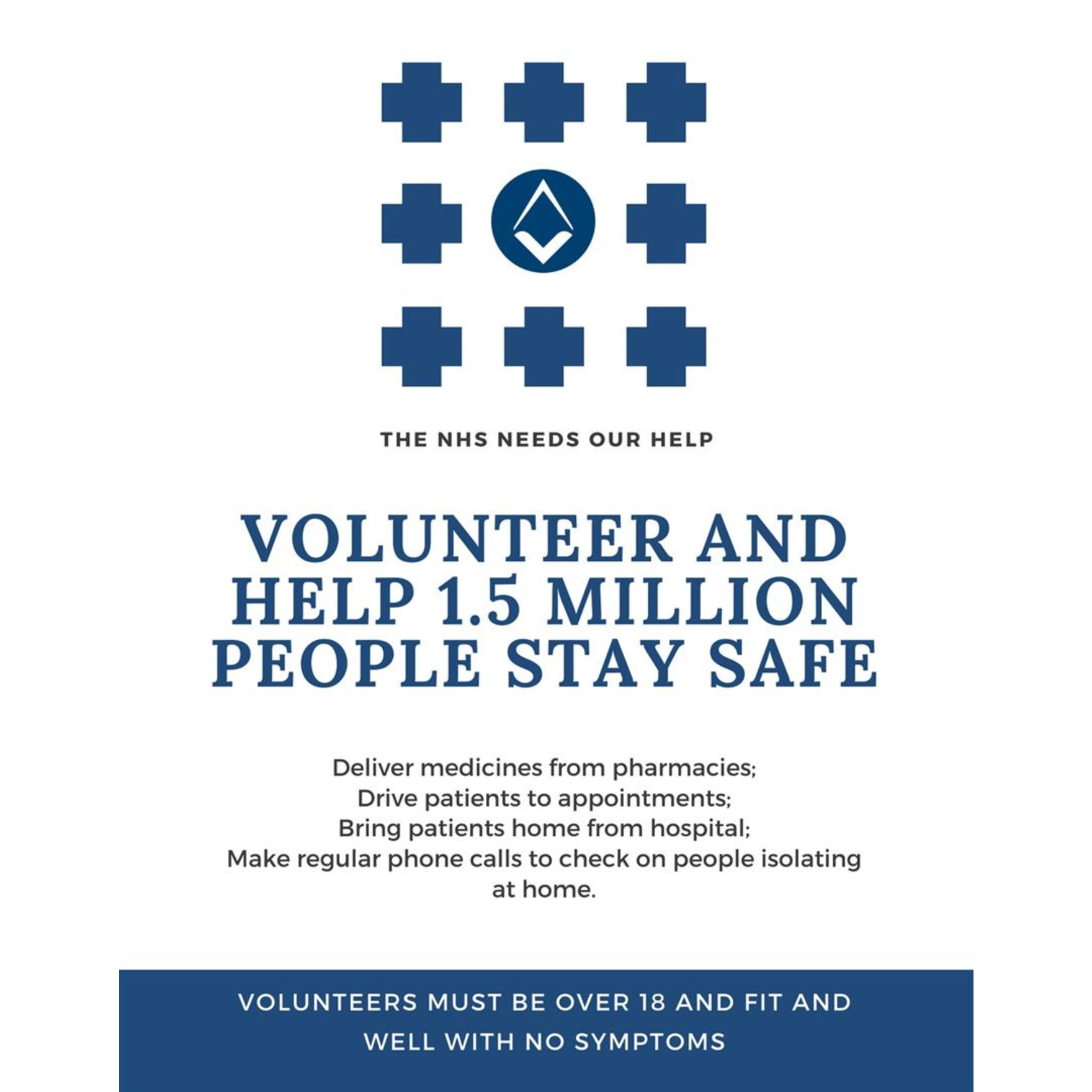 Your NHS Needs You : NHS call for volunteer army