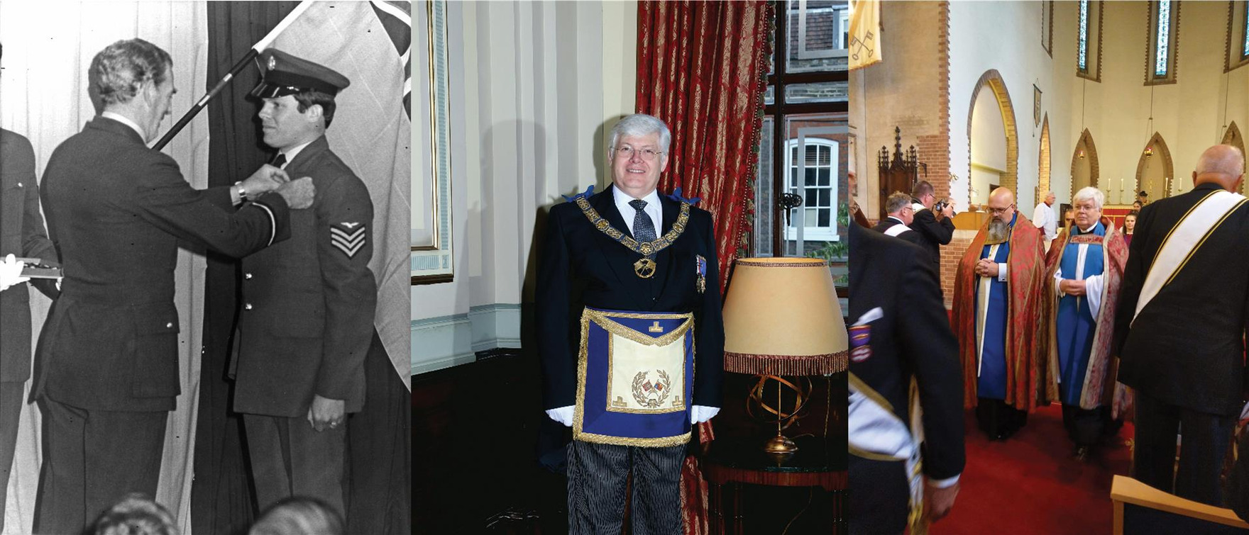 THE MEN AT THE TOP - E Comp John Burnapp METROPOLITAN GRAND INSPECTOR PAGSoj