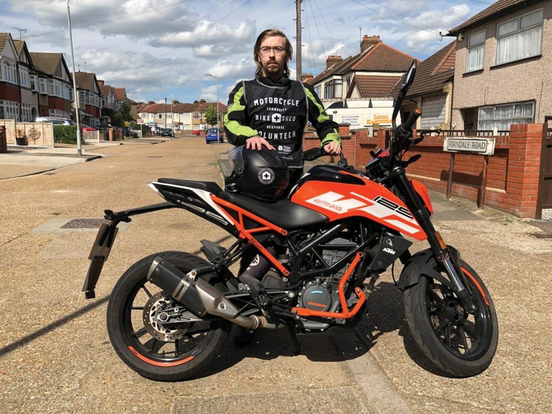 VOLUNTEERING PPE DELIVERIES BY MOTORCYCLE