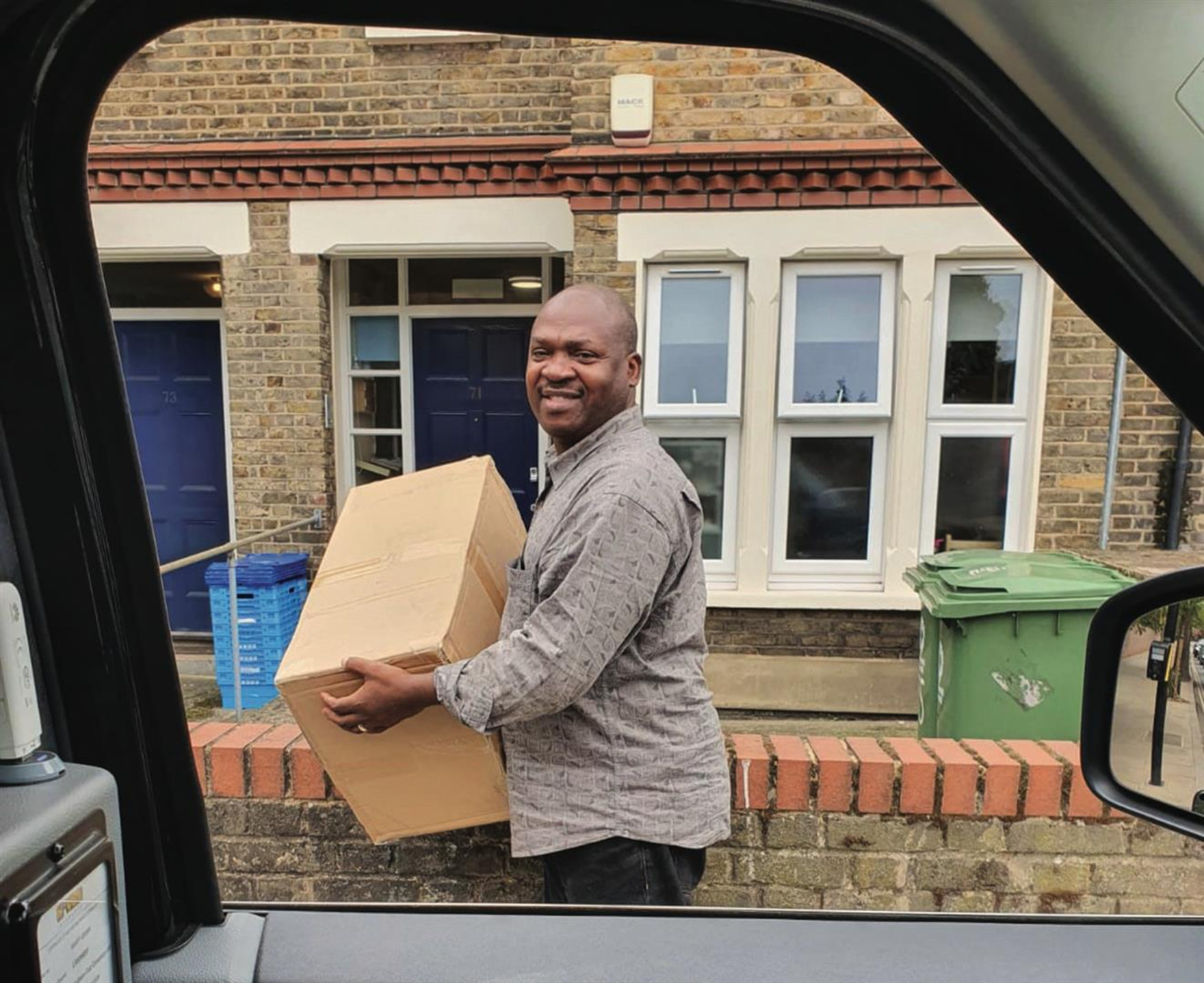 AN EPIC DELIVERY - LONDON MASONS DELIVER 37 600 FACE VISORS